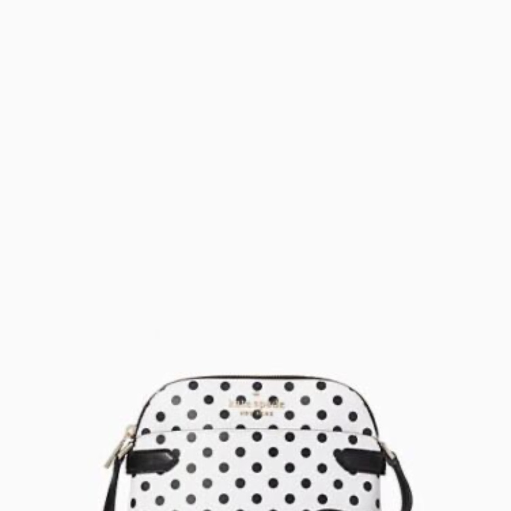 NWT Kate Spade New York Staci Polka Dot Dome Crossbody in Cream Multi - Picture 6 of 8